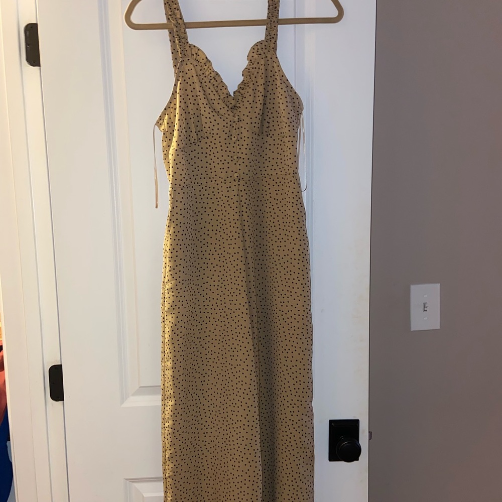 TopShop polka dot jumpsuit NWT